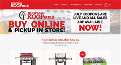 Desktop Screenshot of koopmandeals.com