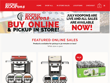 Tablet Screenshot of koopmandeals.com